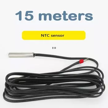 10 метров/15 метров/20 метров внешний датчик для теплого пола термостат, NTC 10K кабель водонепроницаемый зонд