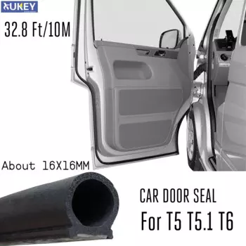 10 метров для VW T5 T5.1 T6 Transporter Multivan Caravelle Campervan California Extra Cab T32 дверные уплотнительные полосы Upgrade 16x16 мм