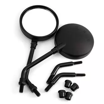 10 мм круглые зеркала заднего вида для мотоцикла, боковое зеркало в стиле ретро Cafe Racer для Triumph Bonneville для harley 883 Touring