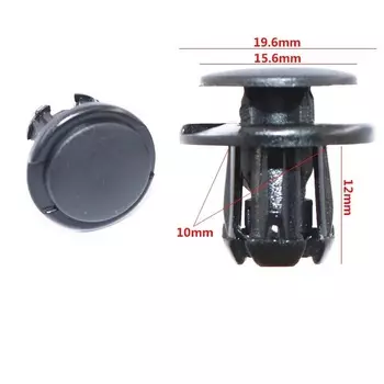 10 мм отверстие Автомобильная защита шасси двигателя напольная пластина пластиковый зажим крепления для Nissan Qashqai X-Trail Tiida Sylphy, Teana Livina Murano
