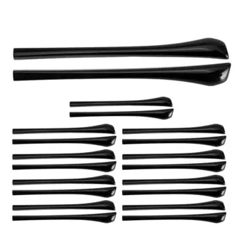 10 Pairs Black PVC Glasses Temple End Tips Preventer Ear Grips for Eyeglasses Accessories Running Swimming Sports Anti Skid