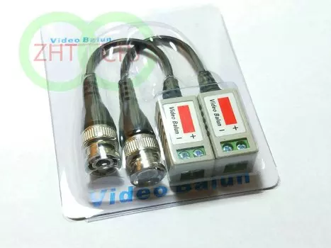 10 пар (20 шт.) CCTV BNC pigtail video balun через кабель CAT5e
