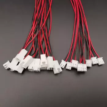 10 пар Micro JST XH 2,54 2 штырька 2,54 мм Штекерный разъем с проводным кабелем 26AWG 20 см XH2.54 штепсельная вилка