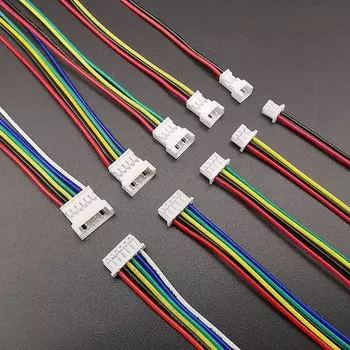 LOCHEUK Мини-разъемы JST 1,25 мм 2/3/4/5/6-контактные с проводом 28AWG 10 см