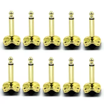 JCD 1/4" 6,35 мм моно динамик позолоченный