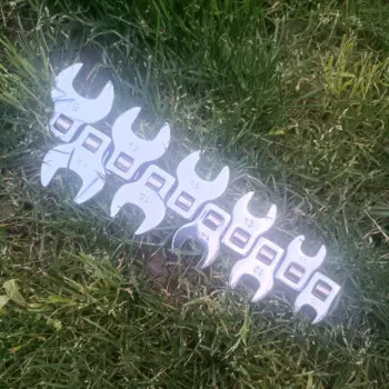 Набор гаечных ключей TOP PULS Crowfoot 10-19 мм