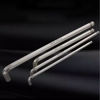 10 Pcs Ball Head Allen Key Set CR-V Alloy Anti-rust Allen Wrench L Shaped Lengthen Hex Wrench For Nuts Hexagon Screw Repair Tool