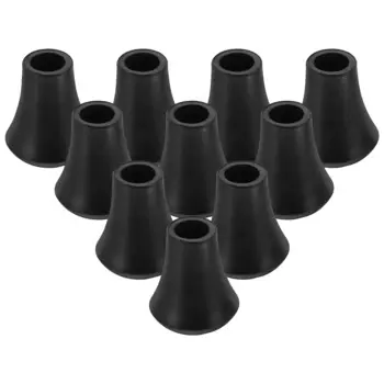 10 Pcs Drum Feet Protectors Anti Rubber Replacement Floor Tom Legs Kit Drums Stand Mat Pad Protector Rack Stable Easy