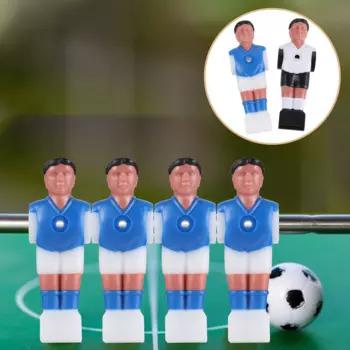 10 Pcs Football Table Players Resin Soccer Dummy Figurines Standard Size Easy Install Game Accessories Foosball Machine