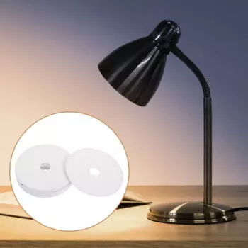 10 Pcs Lighting Accessories Desk Lamp Shade Collar Rings 60mm Round Iron Sheet Base Vintage Hardware Easy Install