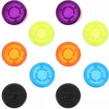 10 Pcs Multi-color Effect Pedal Cap Accessories Hat Electric Guitar 10pcs Toppers Cover Abs Replacement Parts Caps