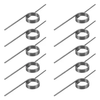 10 Pcs Stainless Steel Torsional Springs for Trash Can Lid Replacement Accessories Compatible Various Brands Easy Installation