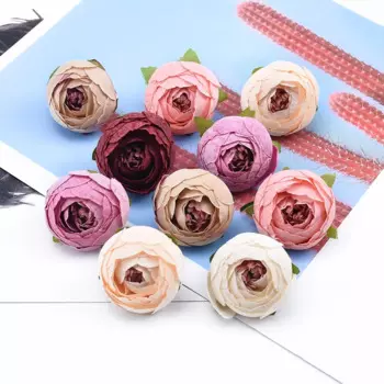 10 шт. искусственные шелковые чайные розы CYJT