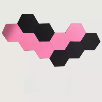10 Pieces Thickened Felt Board Wall Decoration Irregular Shapes Aesthetics Stickers Household Photo Display Wallpaper Background