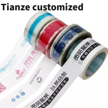 10 piecescustomCustom Printed Bopp Adhesive Packaging Tape Heavy Duty Color Packing Tape Carton Sealing Package Tape