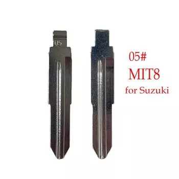10 шт. #05 металлический Автомобильный ключ Замена автомобильного ключа LISHI MIT8 для Suzuki Wagon R для Chevrolet Spark необработанный ключ автомобильный Стайлинг