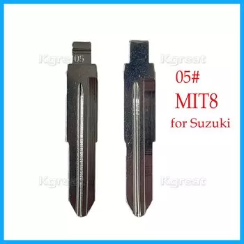 10 шт. 05 # MIT8 металлический Автомобильный ключ Замена автомобильного ключа LISHI Для Suzuki Wagon R для Chevrolet Spark необработанный ключ автомобильный Стайлинг