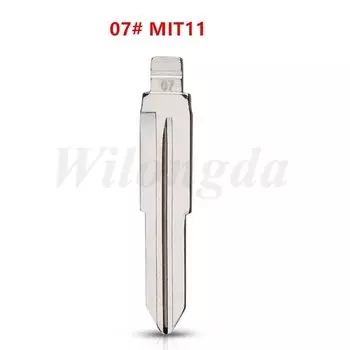 10 шт. 07 # MIT11 MIT11R металлический необработанный флип-чехол для keydiy KD xhorse VVDI JMD