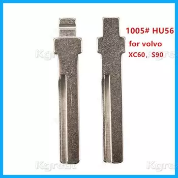 10 шт. 1005 # HU56, металлическая НЕОБРАБОТАННАЯ застежка-флип для Volvo XC60 S90 3,5 мм для Keydiy KD Xhorse VVDI JMD