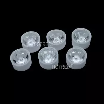 10 шт. 100 шт. 21,6 мм 3535 XPE XPE2 XPG XPG2 XTE 3030 эпиляция/полукруглая 3535 фотоэмиттер объектива 8/15/30/45/60/120 градусов