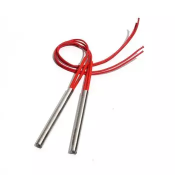 10 шт 10 мм 98 ~ 115 мм 201SUS цилиндрические электрические нагревательные трубы 110/220/380V трубчатый нагревательный элемент с 240/250/260/270/280W одна осветительная головка, стержень