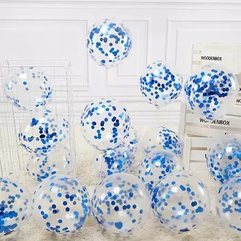 10 шт. 12 дюймов латексные шары с конфетти Yaobener для праздника