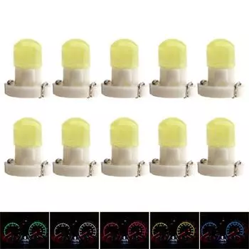 10 шт., 12 В, автомобильная Центральная лампа управления T3 T4.2 T4.7, приборная панель, фонари, автомобильные COB-индикаторы