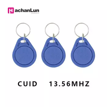 10 шт. 13,56 МГц доступа Управление цепочка для ключей RFID перезаписываемый копия электронной меткой NFC умный чип-карта 0 сектор перезаписываемый