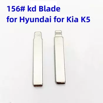 10 шт. 156 # флип Автомобильный ключ для Hyundai для Kia K5 KD металлический VVDI JMD Fob ЗАМЕНА необработанного лезвия автомобиля
