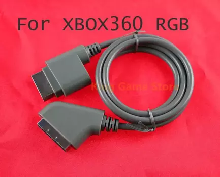 10 шт., 1,8 м/6 футов, RGB Scart Video HD TV AV-кабель для версии XBOX 360, игровой консольный видеокабель для Microsoft Xbox 360, аксессуары