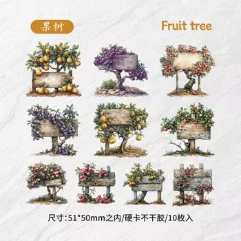 Набор наклеек Alideco "Воспоминания о саду"