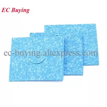 10 шт./1 шт., чистящая губка для жала паяльника, высокотемпературная прочная губка для конденсации для сварочных наконечников, инструмент для очистки