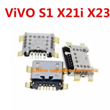 10 шт.-200 шт., USB-коннектор для зарядки, разъем для зарядки для ViVO S1 X21i X23