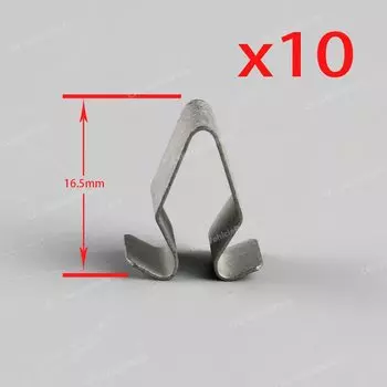 10 шт., 20 шт., внутренний багажник, зажим на крышу двери, металлические кронштейны-пластины, фиксатор гнезда, зажим 4A0867276B для Audi, VW, Skoda Seat