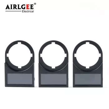 10/шт. 22 мм, черный кнопочный выключатель, светильник, аксессуары, этикетка, рамка, вывеска, нажимная кнопка, 25X11