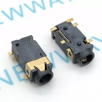 10 шт. 311 4,5 Pj-342 3,5 мм 3 + 3 контакта позолоченный стерео разъем для наушников адаптер питания аудио видео разъем разъем