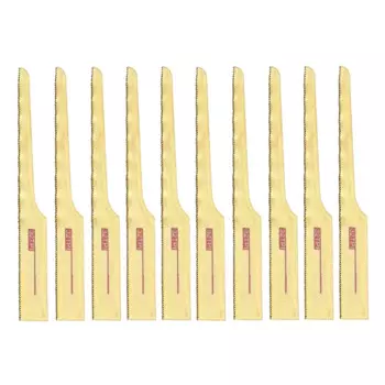 10 шт., 32 зубья, пневматические пилы, воздушный инструмент, золото для дерева, стекловолокна, пластика, листового металла, режущие полотна для сабельной пилы