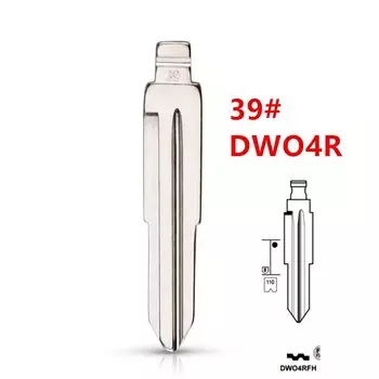 10 Шт., 39DWO4R, Металлический Складной Ключ С Незамаскированным Лезвием Для Chevrolet Buick Opel