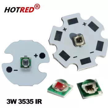 Набор из 10 светодиодов HotRed 3535 IR 850nm 940nm 730nm