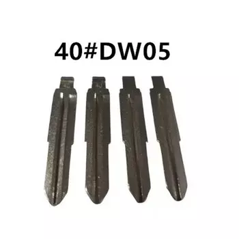 10 шт. 40 # DW05 автомобильный брелок для ключей, сменный необработанный стержень для Chevrolet Epica, Складной флип-ключ