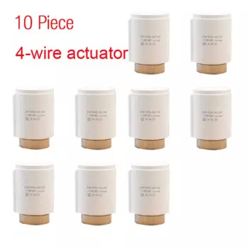 (10 шт.) 4-проводной термопривод-230 вольт термопривод для точного контроля нагрева-радиальный нагревательный коллектор для пола