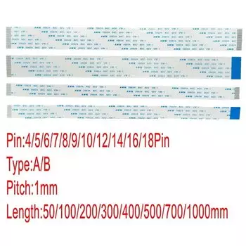 FFC кабель NJY TOUCH 4P 5 6 7 8 9 10 11 12 14 16Pin 50-1000 мм
