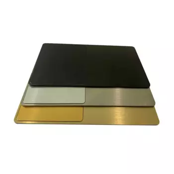 10 шт., 504 байт, 13,56 МГц, бесконтактная умная деловая карта из нержавеющей стали, которая может быть напечатана с обеих сторон