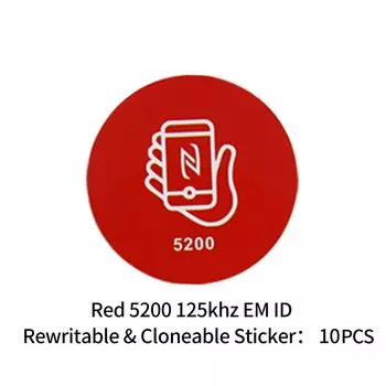 10 шт./50 шт. 125 кГц 5200 T5577/13,56 МГц UID NFC записываемый контроль доступа смарт-карта антимагнитная наклейка RFID перезаписываемые ключевые теги