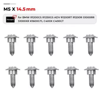 10 шт./50 шт. винты M5 для BMW R1200GS R1250GS ADV F850GS R1200 F700GS S1000RR S1000XR крепежный винт из нержавеющей стали, гайка, болт