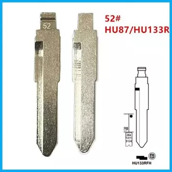 10 шт. 52 # HU87 HU133R металлическая НЕОБРАБОТАННАЯ застежка для Suzuki Swift для keydiy KD xhorse VVDI JMD № 52