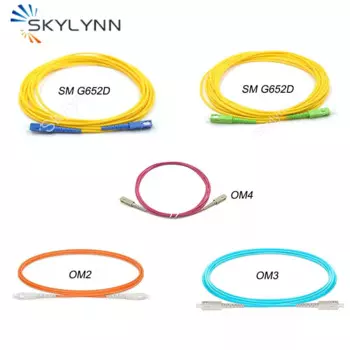 10 шт. 5 м Длина SC-SC оптический патч-корд/APC полированная SM G652D мм OM2/OM3/OM4 SX Core 3,0 мм LSZH волоконно-оптический патч-корд джемпер
