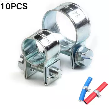 Регулируемые хомуты 6-20 мм, набор из 10 штук