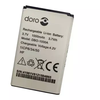 10 шт., аккумулятор 1000 мАч для телефона DORO 1372 / 2404 / 1370
