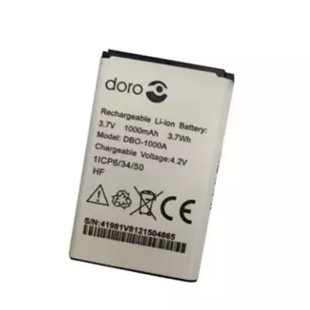 10 шт., аккумулятор 1000 мАч для телефона DORO 1372 / 2404 / 1370